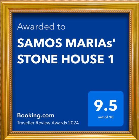 Samos Marias' Stone House 1 Villa Karlovassi Exteriör bild